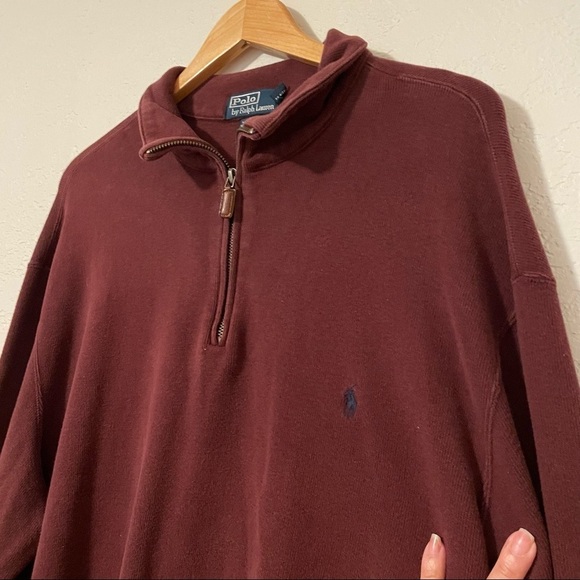 Polo Ralph Lauren 1/4 Zip Knit‎ Pullover Sweater Mens XXL - Picture 5 of 6